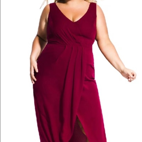 🌼 City Chic, Cherish Maxi, Garnet, Sleeveless Dress - NWT - Picture 11 of 16